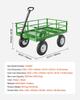 Steel Garden Cart 1200lbs Capacity Heavy Duty Wagon Cart 13in Tires