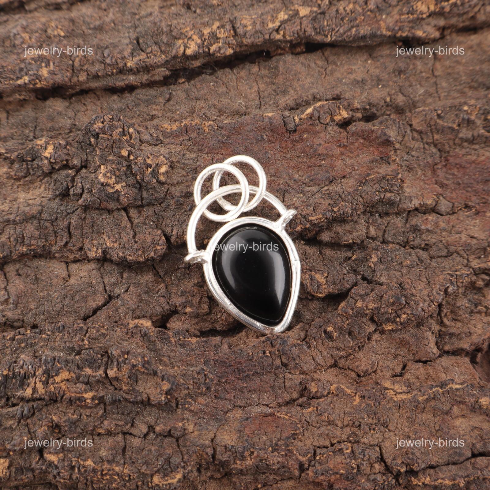 

Mothers day Sale Black Tourmaline Gemstone 925 Sterling Silver Unique Pendant PP-56-24