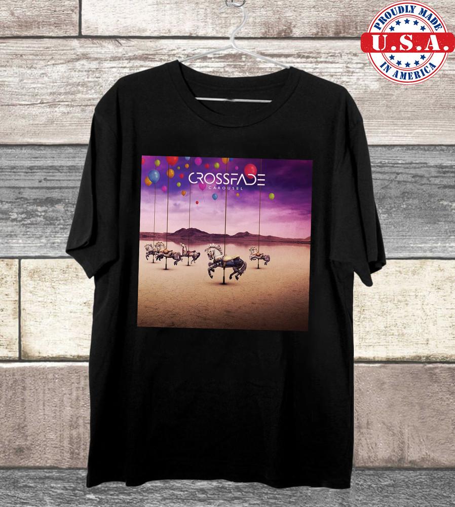 

Crossfade Band CAROUSEL Black Cotton T Shirt Full Size S-5XL Unisex T-Shirt XXXL