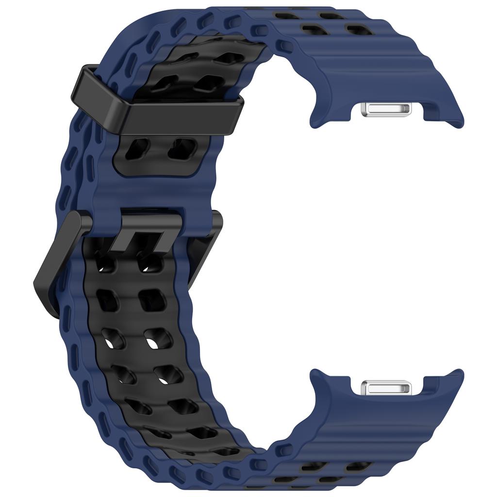 Two-Tone Sports Silicone Strap For Samsung Galaxy Watch 8 2025 Marine Band Bracelet For Galaxy 8 Classic /8 40 44mm Watchband