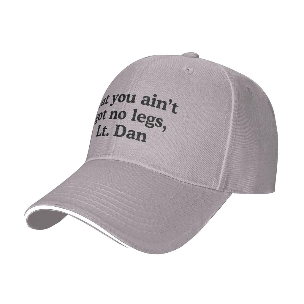 Mode Forrest Gump Lieutenant Dan Drôle Casquette de Baseball à Visière Courbe Course Unisexes Casquette d'Été