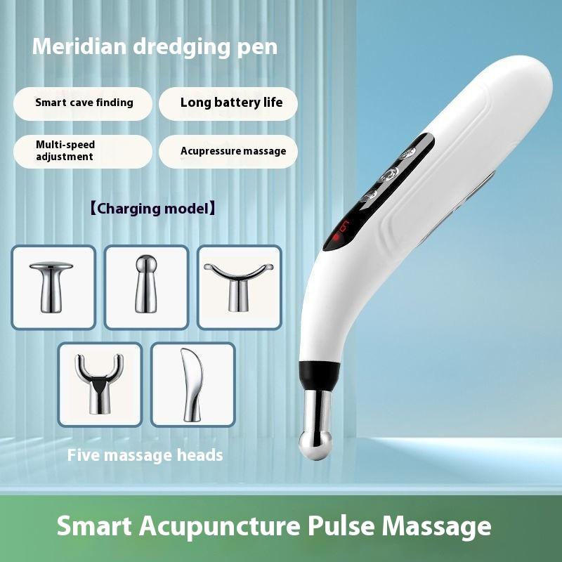 

Электронная акупунктурная массажная ручка для акупунктурных точек Многофункциональная Меридианный массаж Энергетическая терапия Энергетическая ручка Инструмент для облегчения боли