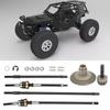 RC Front Rear Drive Shaft Axle with 38T and 13T Gear Set for Axial Wraith RR10/90018