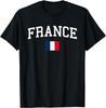 Französische Flagge Herren Damen Kinder Frankreich T-Shirt