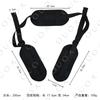 Open Thigh Sex Toy Kit for Adult Couples - Adjustable SM Slave Open Leg Sextoy with Erotic Game Bandage and Neck Pillow