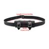 Men'S Sword Belt Party Cosplay Evil Sword Belt, Pu Leather Knife Stand Shoulder Strap Accessories