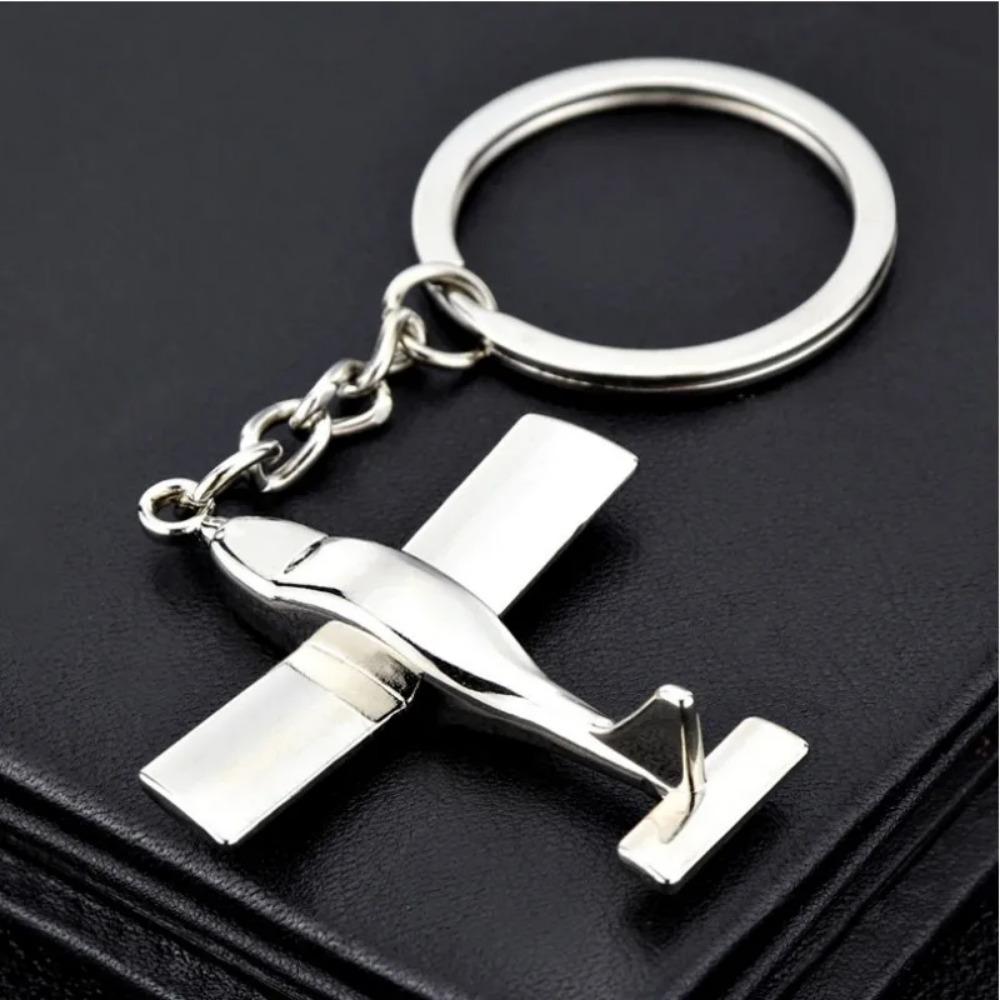 New Simple Niche Creative Trend Airplane Keychain Airplane Model Keychain Car Keychain Cool Boys Men Street Party Accessories