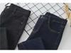 Plush High-Waisted Slim Fit Winter Jeans for Women - Korean Style Pencil Pants