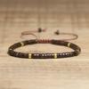 2x4mm Dainty Imperial Jasper Bracelet for Women Handwoven Adjustable Healing Stone Jewelry Alloy Main Material for Anniversary