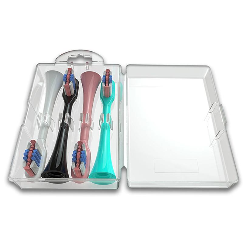 Electric Toothbrush Head Storage Case Transparent Portable Box Universal Holder