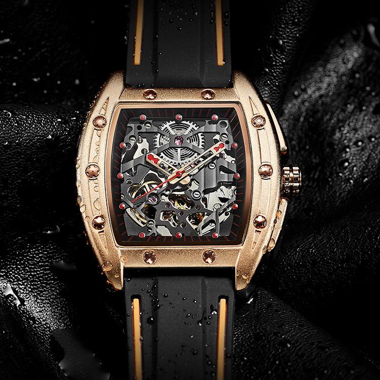 AILANG New Automatic Mechanical Watch Hollow Men's Watch Waterproof Cool Fashion Men's Watch