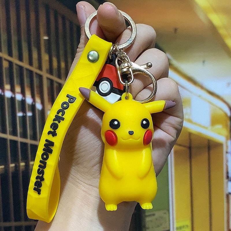 

Брелок с рисунком Пикачу: Подвеска Покемон и Украшение для Аниме Рюкзака - Идеальный Маленький Подарок