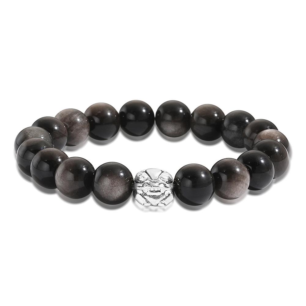 JYL TS Bracelet  Men's Volcanic Style Braided Design Fosters Stability