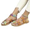 Colorful Sandals Women's New Colorful Butterfly Flats Women's Shoes