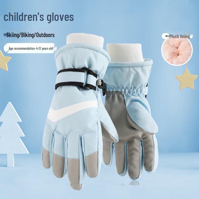 Kids  Winter Warm Ski Gloves