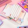 High-Value K-POP Demon Hunters HUNTRIX Magnetized Buckle Notebook, Colorful Page Journal, Student Stationery & Festival Present