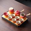 Household Kung Fu Tea Set Portable Gradual Change Teapot Set Bubble Business Gifts