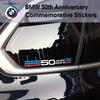 Pegatina para Coche Decoración Triángulo Ventanilla de Coche Pegatina 50 Aniversario Para BMW Serie 3 5 7 F48 F39 G42 G30 G20 G26 F10 F06 F30 F13 G