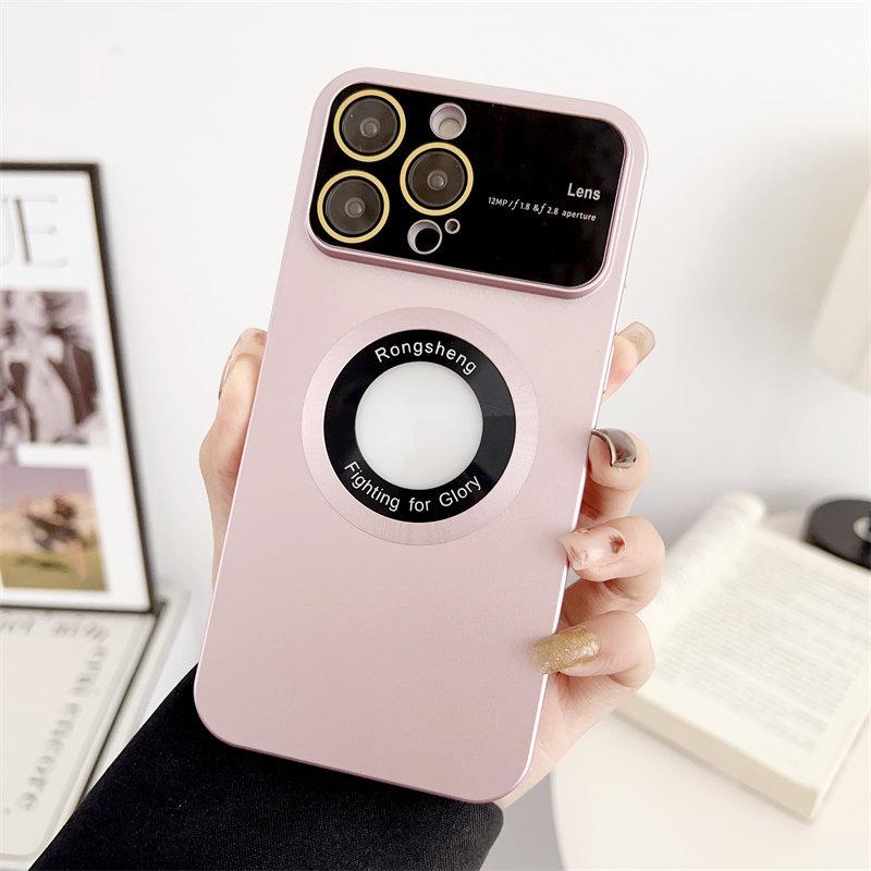 Luksusowa malowana sprayem duża folia okienna etykieta przecieku magnetyczne etui na telefon z przyssawką odpowiednie dla iPhone 14 13 12 11 Pro Max osłona zabezpieczająca przed upadkiem