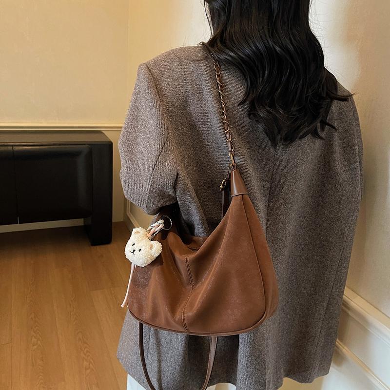 Soft Leather Tote Bag Women's Shoulder Crossbody Bag Large Capacity Bag