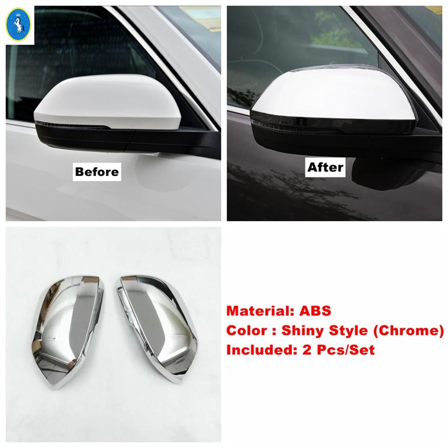 ABS Auto Door Pull Doorknob Handle / Rearview Mirror Cap Cover Trim For VW Volkswagen Atlas / Teramont 2017 - Accessories