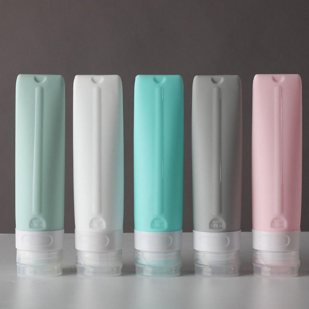 

4/5Pcs/Set Portable Press Pump Lotion Bottles Empty Cosmetic Container Makeup Style A 4pcs