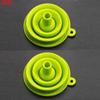 JCD 1pcs Silicone Collapsible Foldable Funnel Household Kitchen Cooking Tools Portable Wine Mini Portable Oil Pot Funnel