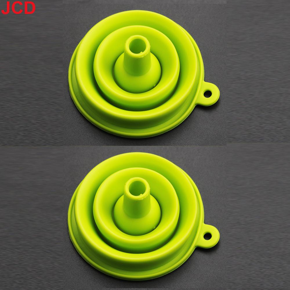 

JCD 2Piece Food Grade Silicone Funnel Set,Collapsible Kitchen Gadgets Accessories,,For Filling Water Bottles,Liquid Transfer зелёный