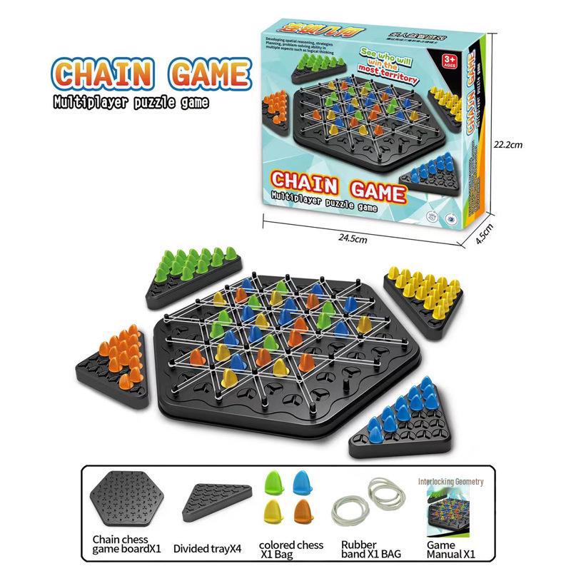 Multiplayer Interactive Chess Puzzle Desktop Toy