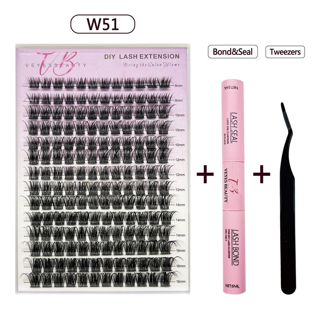 Dreamy Lashes 3D Positioning Technology Lightweight Feel Newbie Plus Practice Edition 196 Clusters 8-16mm