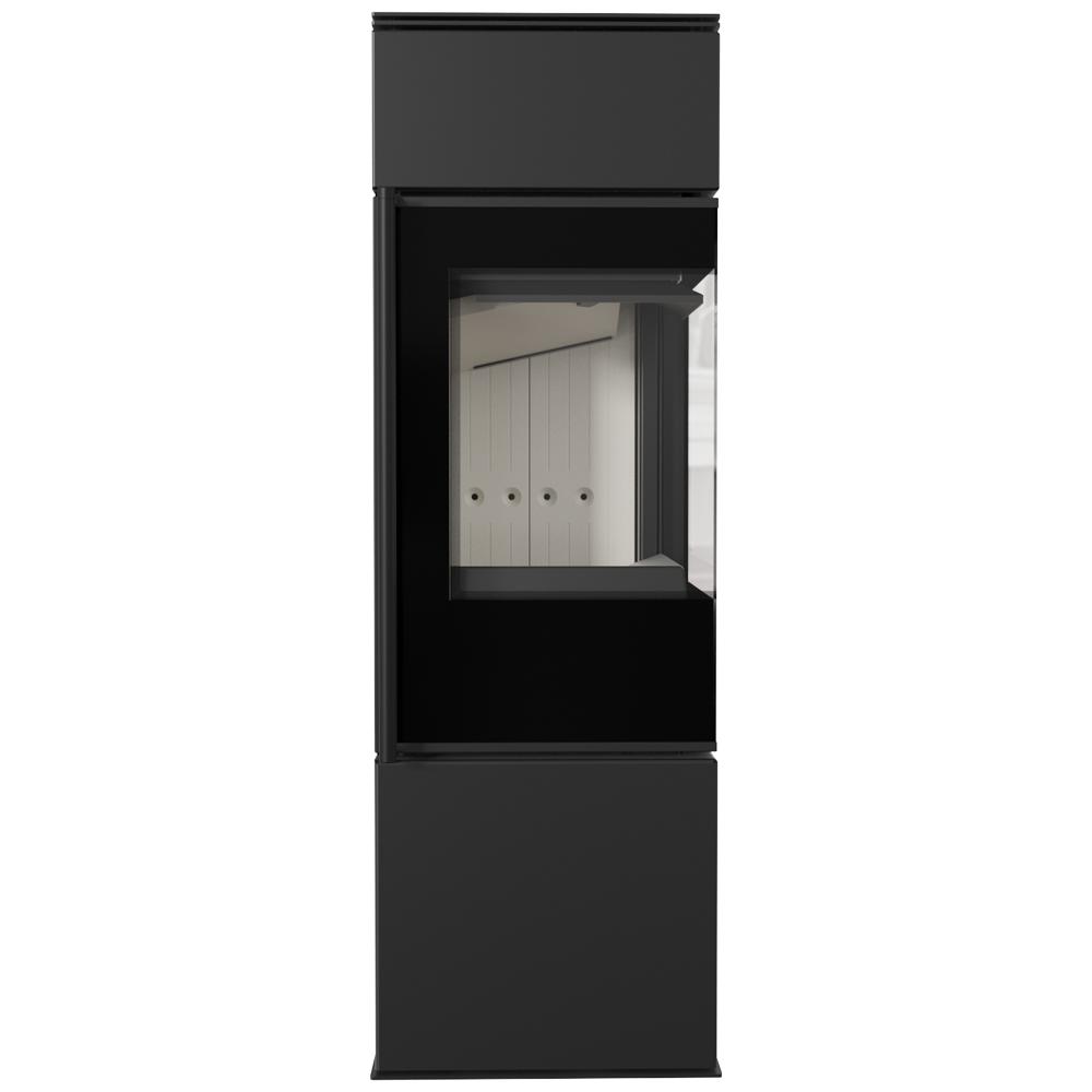 Freestanding Fireplace Stove Koza KRATKI REN S/P right 7kW Ø150 Assembly Kit