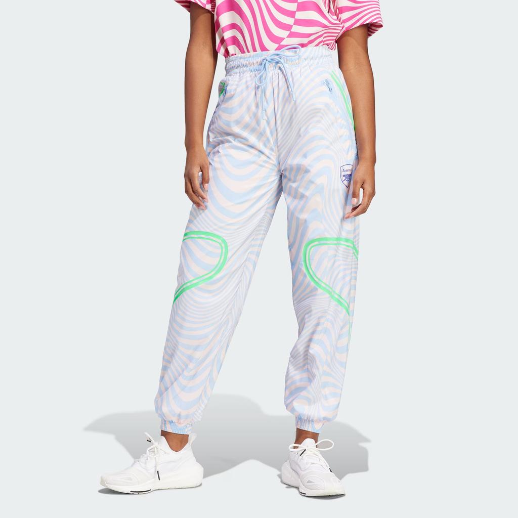Adidas X Stella McCartney Collaboration Arsenal Woven Pants Women Pants Bright-Blue IA1493