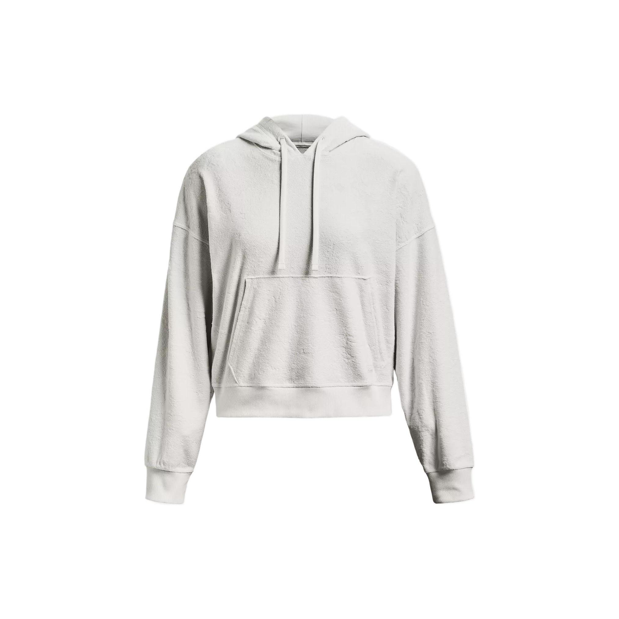 (WMNS) Under Armour Journey Terry Hoodie Light Grey Women s 1376915-006 XS