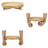 Sofa Tray Natural Bamboo Sofa Armrest Clip-On Tray Portable Table Phone Holder Snack Tray for Remote Control/Coffee/Snacks