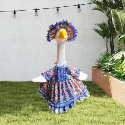 Lawn Goose Clothes with Hat, Cute Skirt Costume for Patio Outdoor Decoration