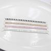 2026 new 10 pieces 12 * 165mm multi-color long zircon bikini connecting buckle metal chain swimsuit decoration