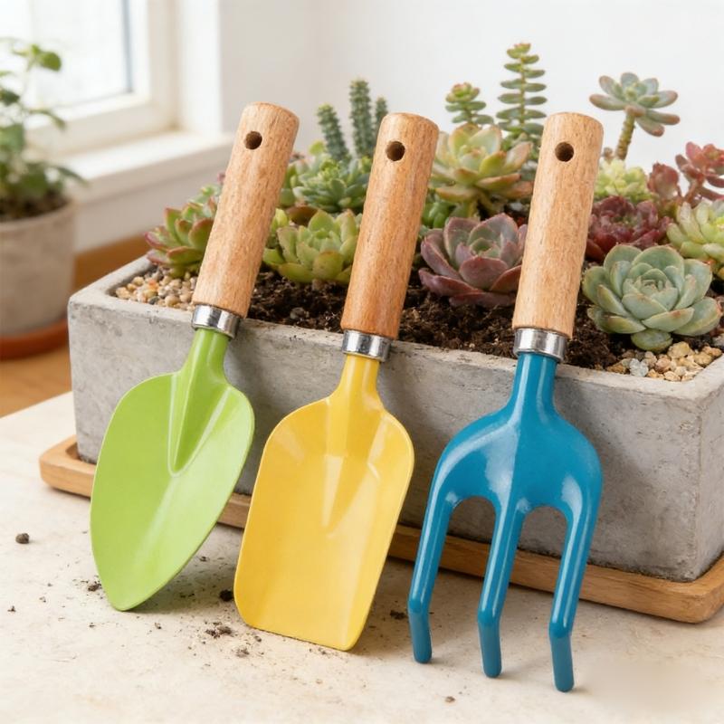 3Pcs Children Gardening Tool Set Gardening Tools Suitable For Children Best Outdoor Beach Gift Garden Baby Beach Toy