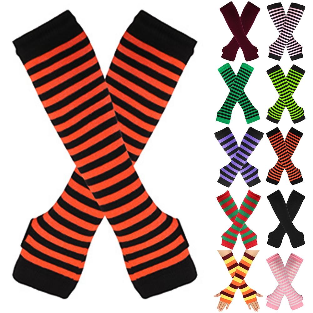 Autumn/Winter Women Gloves Elbow Elbow Mittens Fingerless Gloves