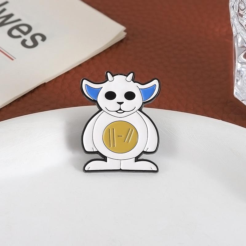 Pilot Zeichentrickfigur Emaille Anstecknadeln Custom Niedliche Tiere Broschen Reversabzeichen Kleidung Lustiger Schmuck Geschenk für Kinder Freunde