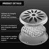 Mosquito Coil Brackets, External Mosquito Spiral Door, Stainless Steel Mosquito Spiral Box, Used for Home, Garden, Camping