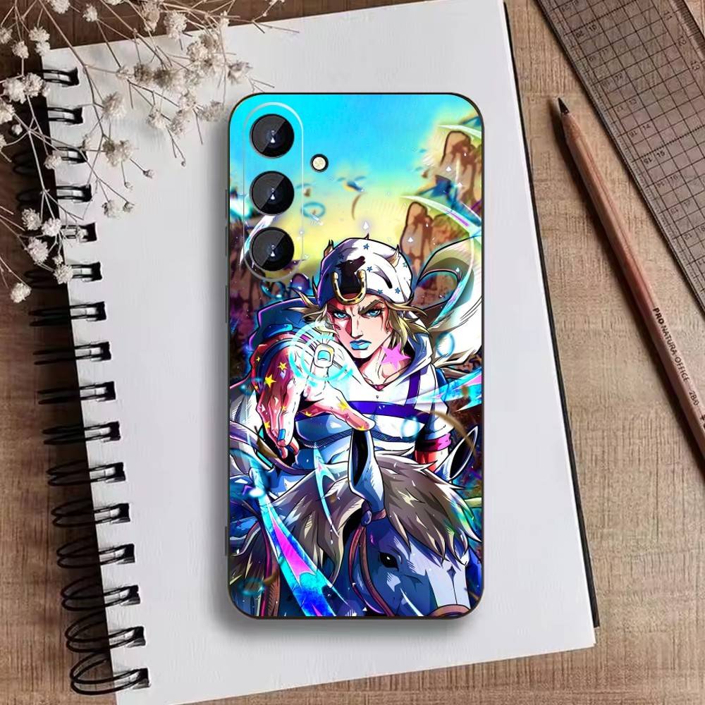 K-Anime Jojos Bizarres Adventures Phone Case For Samsung Galaxy A73,A72,A71,A70,A52,A51 Others Soft Black Cover