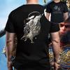 Bawełniana koszulka z nadrukiem Black Myth Wukong Wukong Gra Wzór z wizerunkiem grupy Męska koszulka z krótkim rękawem T-shirt Król Małp Top