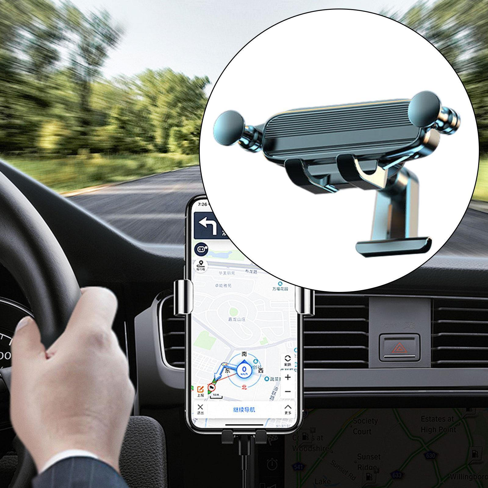 

Автомобильный держатель для телефона Крепление Портативные аксессуары Прочный устойчивый зажим Приборная панель Центральный Textured