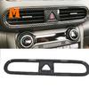 ABS Carbon Fiber for Hyundai Kona Kauai Encino 2017 2018   Car Window Lift Door Armrest Glass Button Switch Accessories
