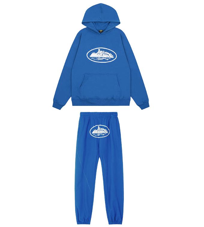 Klasická mikina s logem parníku a sada unisex ležérních tepláků