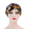Elastic Women Tie Dye Braid Muslim Turban Hat Hijab Cap Hair Scarf Headwear
