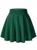 Women's Basic Versatile Elastic Flared Mini Skirt - Casual European & American Style