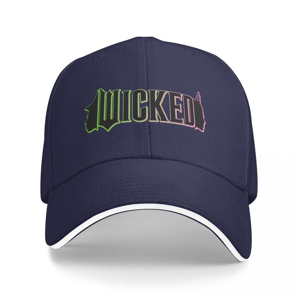 Wicked Glinda And Elphaba Logo Baseball Caps Snapback Baseball Hats Breathable Casual Casquette Outdoor Unisex