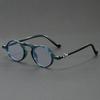 High Quality Vintage Small Round Frame Anti-Blue Light Reading Glasses Photochromic Women’s Sunglasses Classic Myopia Glasses-2