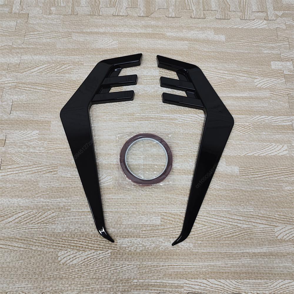 

Car Exterior Side Wing Air Flow Fender Grill Outlet Intake Vent ABS Canards Trim For BMW 4 Series G22 G23 2-Door Coupe 2020-2025